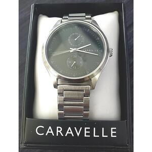 RARE Caravelle Bulova Men's Tuxedo Black Dial NIB